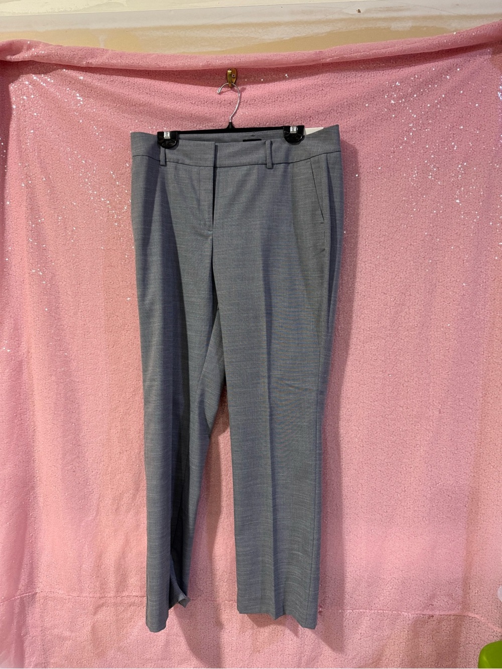 Classic Women's Straight-Leg Dress Pants in Light Gray L10